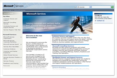 MS Services Web