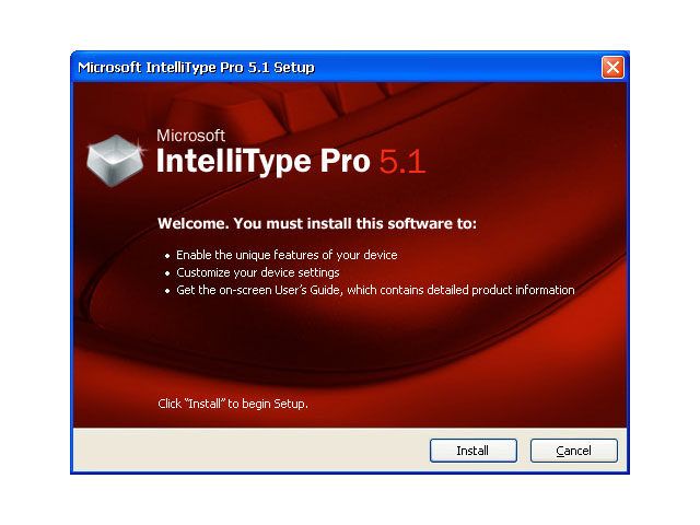MS Setup Screen
